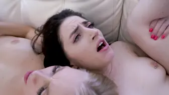 Taboo Foursome: Step-Sisters Braylin Bailey & Aria Carson Get Wild With Stepbrothers