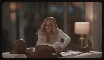 Sensual Blonde Masseuse Emma Hix Seduced by Big Black Cock