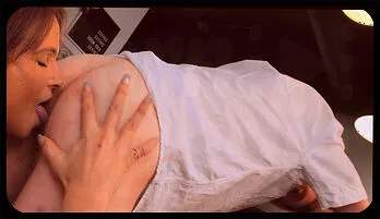 Satisfying My Cravings: A Hot Waitress's Anal Delight