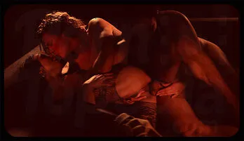 Blindfold Surprise: Intimate Encounter at Home