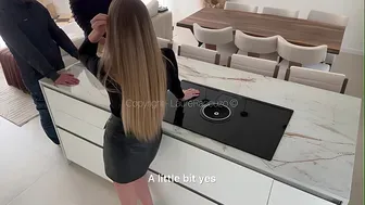 Alluring French Beauty Relishes Intense Encounter with Two Handymen