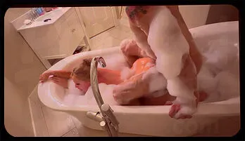 Sensational Soak: Veronica Cruz & Dexxx Blue's Bath Bliss