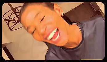 Tight Black Babe Gets Rough POV Sex with Big White Cock