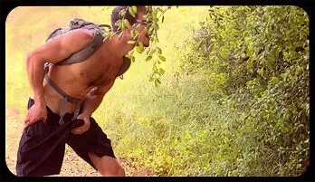 Muscular Outdoor Gay Threesome: Raw Passion in Nature