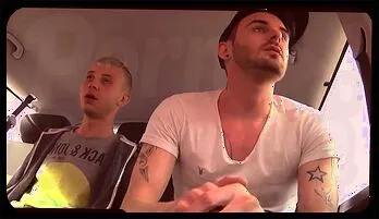 Gay Car Spitroast: Adam Watson, Sean McKenzie, and Jordan Jacobs Get Balls Deep and Suck Each Other