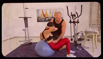 Sweaty Seduction: Maya's Intense Workout