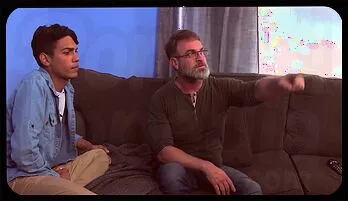 Bearded Daddy with Glasses Pounds Young Latin Twink Raw