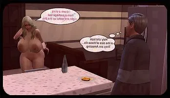 3D Bimbofication: Busty Blonde Transformation & Hardcore Family Fantasy