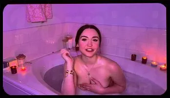 Steamy Bath Moments: A Sensual Soak with Beauty