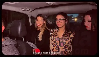 Lucky Uber Driver Bangs Three Gorgeous Babes in the Ass