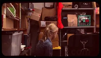 Naughty Encounter: Emma Hixx's Risky Reward with Security