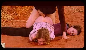 Rough Threesome Domination in the Wild West with Brooke Johnson & Rebel Rhyder