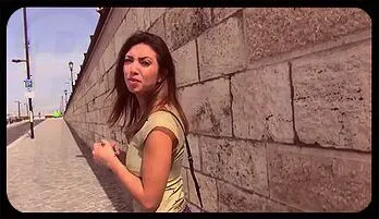 Petite Frida Sante Seduced in Raw German Street Casting