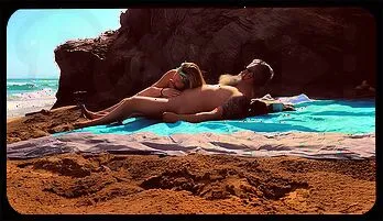 Sensational Blonde Beauty Delivers Beachside Blowjob