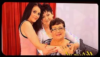 Mature BBW Grannies Enjoy Hot Lesbian Threesome with Younger Babe