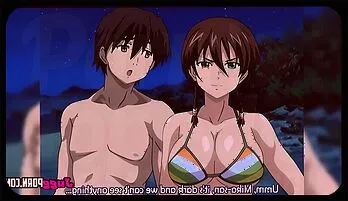 Blonde Bombshell Seduces Resort Employee on Beach at Night - UNCENSORED HENTAI