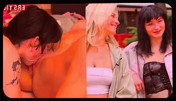 Lesbian Amateurs: Samira und Nina J lecken sich - German Blonde Babe Fun