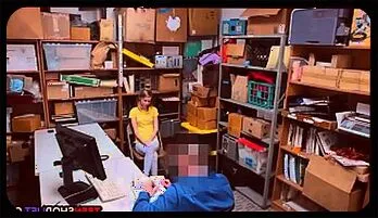 Russian Teen Caught in the Act: Sizzling Office Encounter