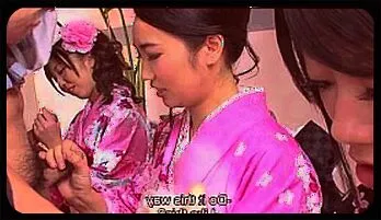 Sensual Geishas Pleasuring a Lucky Man