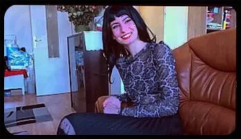 Seductive French Goth Babe Takes It All: A Wild Ride