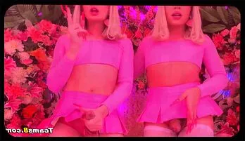 Seductive Futanari Duo: Intense Cam Tease & Explosive Pleasure