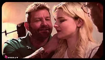Blonde Teen Receives Intense Double Penetration from Two Neighbors