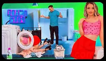 Horny Roommate's Washing Machine Rescue