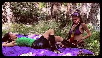 Horny Blonde Teen Girls Enjoy Steamy Outdoor Lesbian Sex
