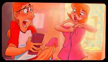 Naughty Animation: Hot MILF Sends Sultry Nudes!