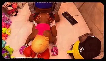 Intense Doggystyle Action with Petite Ebony Slut