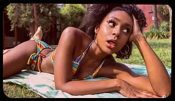 Intense Interracial Action with Sexy Ebony Babe and Big White Cock