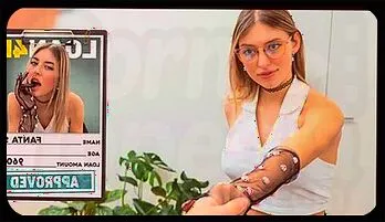 VIP4K European Blonde Office Sex Scene: Hot Shaved Pussy and Natural Tits