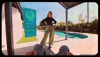 VR Conk: Fiery Redhead Kim Gives a Deep Blowjob in Kim Possible Cosplay Parody