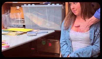 Brunette Beauty Gets Dominated by Security Guard