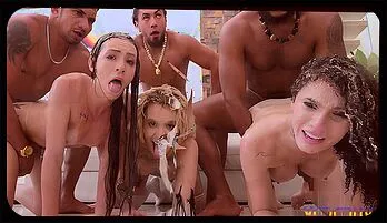 Wild Anal Orgy with Horny Students and Three Massive Rods