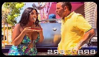 Jayla Page Can't Resist Scott Nails' Huge Dick - Bombshell Brunette Intense Passion