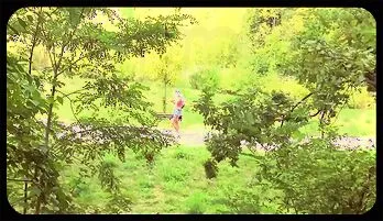 Wild Outdoor Encounter: Tattooed Blonde's Seductive Adventure