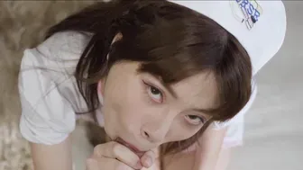 Nurse Ranako's Forbidden Patient Play: Blowjob & Orgasm