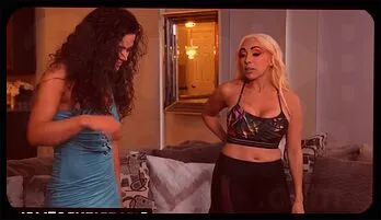 Sensual Lesbian Lovers Ignite Passion with Playful Touches