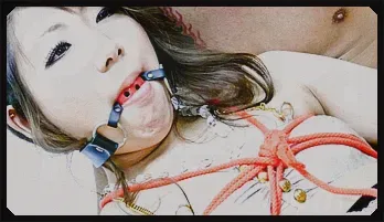 Obedient Mahiru Tsubaki fucked with toys in full bondage 