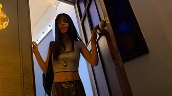 Roommate's Dirty Debut: A Sizzling Encounter Next Door