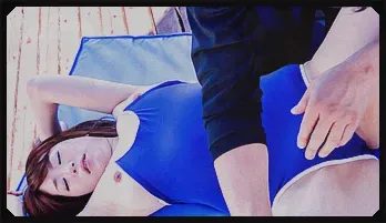 Kaho enjoys a big Asian dildo down her vagina 