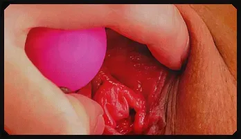 Insolent babe plays with Japanese dildo in solo