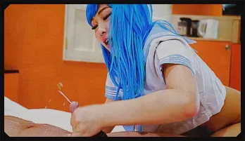 Asian blow job by naughty Maki Horiguchi