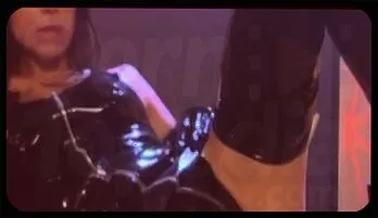 Latex-clad Sirens' Sultry Toy Play