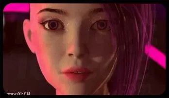 Neon Dreams: A Cyberpunk Adventure with a Seductive Beauty