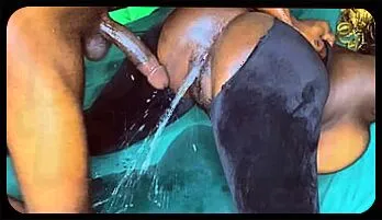 Intense BDSM Squirting Frenzy with Big Black South African Stud