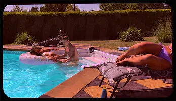 Sultry Summer Lovemaking by the Pool