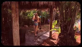 Garden Temptation: A Scandalous Threesome Unfolds