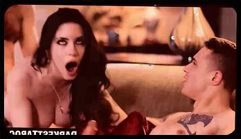 Tattooed Anna de Ville's Triple Treat: Two Cocks, One Mouth